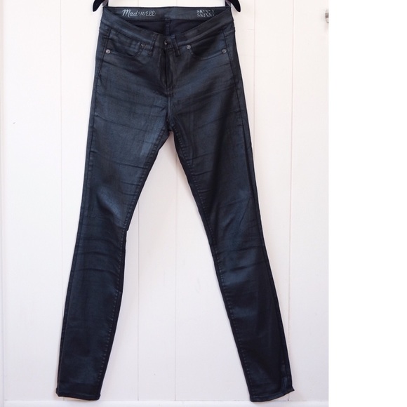 madewell coated jeans